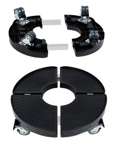Chariot à plantes - Jusqu'à 300 kg - Roues pivotantes à 360 degrés - Ø 30-50 cm